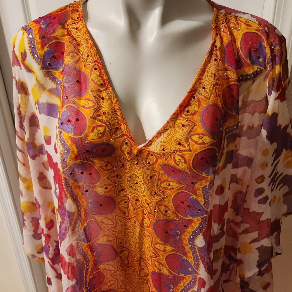 Marbella & Ashford wrap, poncho, cover, one size, with tags